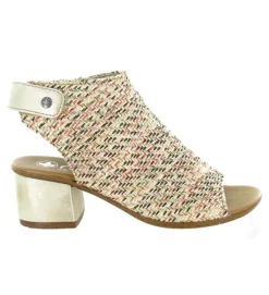 sandales et nu pieds - Casual - femme - Synthétique - Beige - Rieker