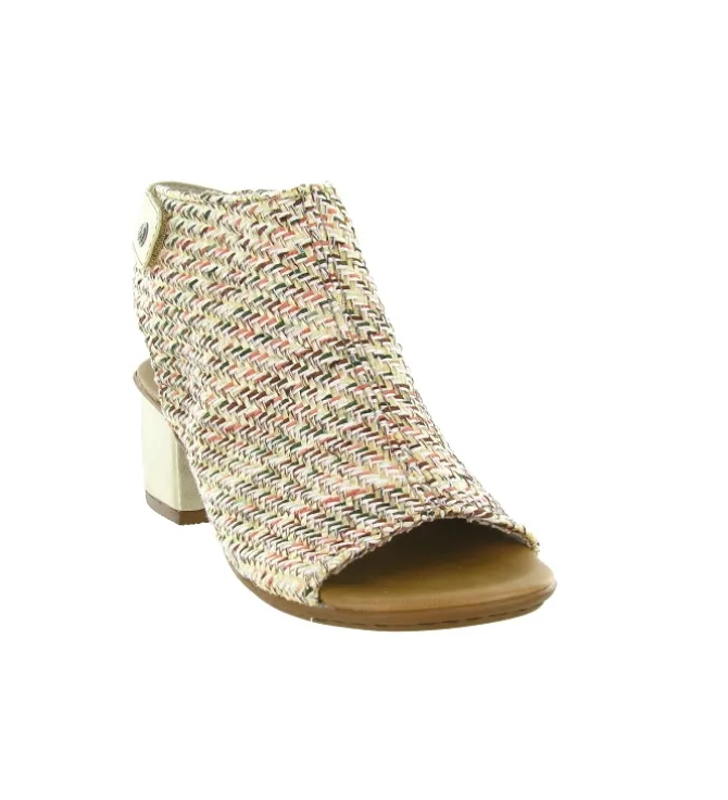 sandales et nu pieds - Casual - femme - Synthétique - Beige - Rieker