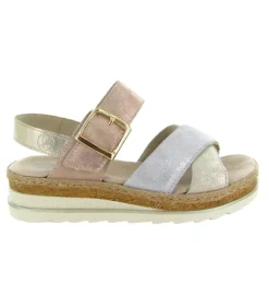 sandales et nu pieds - Casual - femme - Synthétique - Rose - Rieker