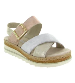 sandales et nu pieds - Casual - femme - Synthétique - Rose - Rieker