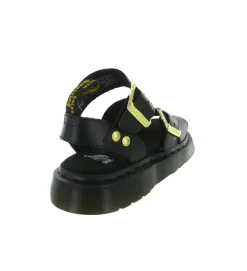 sandales et nu pieds - Casual - femme - Cuir - Noir - Doc martens