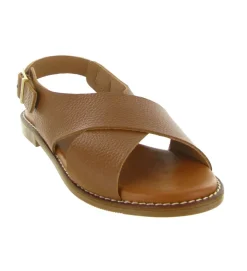 sandales et nu pieds - Confort - femme - Cuir - Camel - Oh my sandals