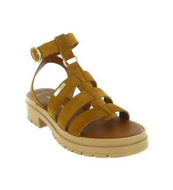 sandales et nu pieds - Confort - femme - Nubuck - Beige - Les tropeziennes