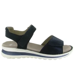 sandales et nu pieds - Confort - femme - Cuir - Noir - Ara