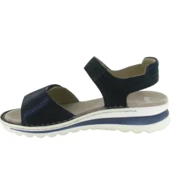 sandales et nu pieds - Confort - femme - Cuir - Noir - Ara