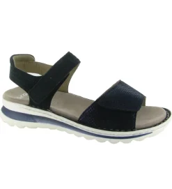 sandales et nu pieds - Confort - femme - Cuir - Noir - Ara