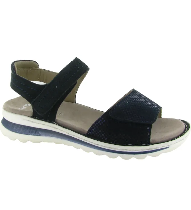 sandales et nu pieds - Confort - femme - Cuir - Noir - Ara