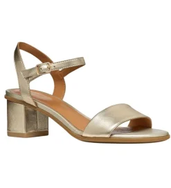 sandales et nu pieds - Confort - femme - Nubuck - Or - Geox