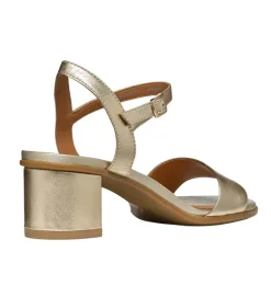 sandales et nu pieds - Confort - femme - Nubuck - Or - Geox