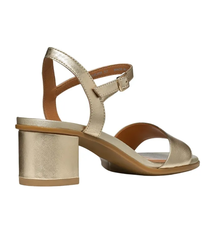 sandales et nu pieds - Confort - femme - Nubuck - Or - Geox