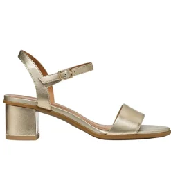 sandales et nu pieds - Confort - femme - Nubuck - Or - Geox