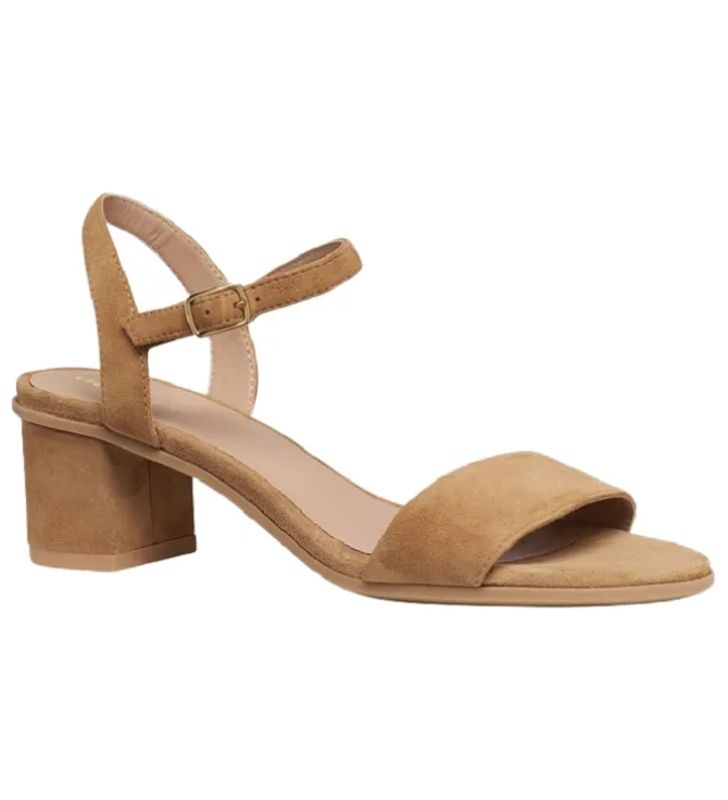 sandales et nu pieds - Confort - femme - Nubuck - Marron - Geox
