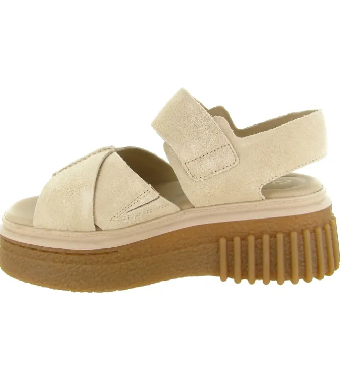 sandales et nu pieds - Confort - femme - Cuir - Crème - Clarks