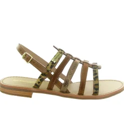 sandales et nu pieds - Confort - femme - Cuir - Léopard - Les tropeziennes