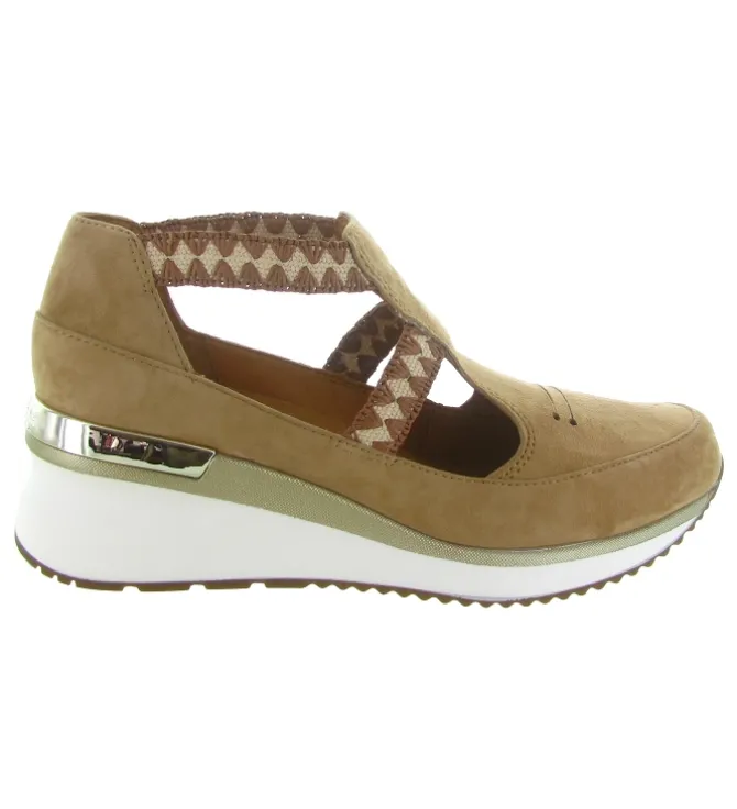 sandales et nu pieds - Confort - femme - Nubuck - Beige - Mamzelle