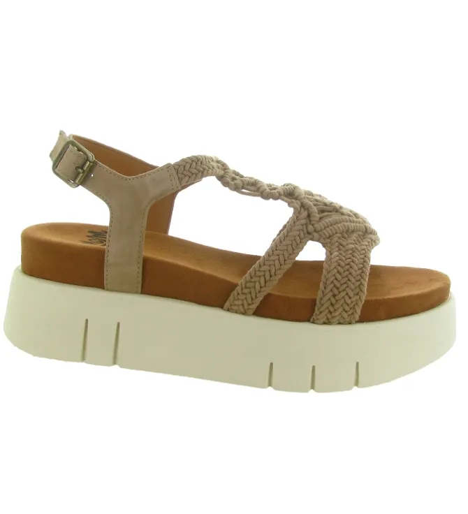 sandales et nu pieds - Confort - femme - Nubuck - Beige - Mamzelle