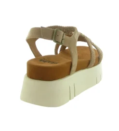 sandales et nu pieds - Confort - femme - Nubuck - Beige - Mamzelle