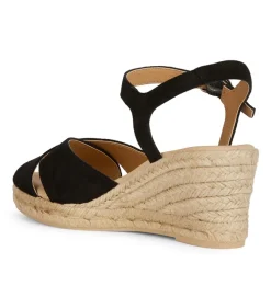 sandales et nu pieds - Confort - femme - Synthétique - Noir - Geox