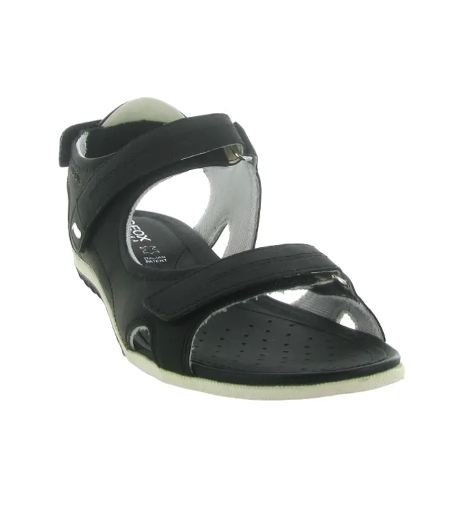sandales et nu pieds - Confort - femme - Synthétique - Noir - Geox