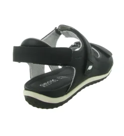 sandales et nu pieds - Confort - femme - Synthétique - Noir - Geox