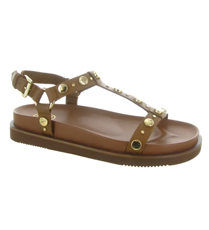 sandales et nu pieds - Confort - femme - Cuir - Marron - Ash italia