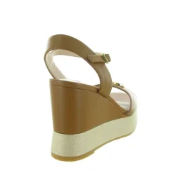 sandales et nu pieds - Confort - femme - Cuir - Marron - Liu jo