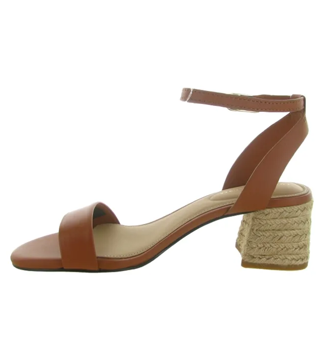 sandales et nu pieds - Confort - femme - Cuir - Marron - Tommy hilfiger