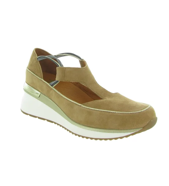sandales et nu pieds - Confort - femme - Cuir - Marron - Mamzelle