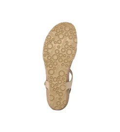 sandales et nu pieds - Confort - femme - Cuir - Or - Mephisto