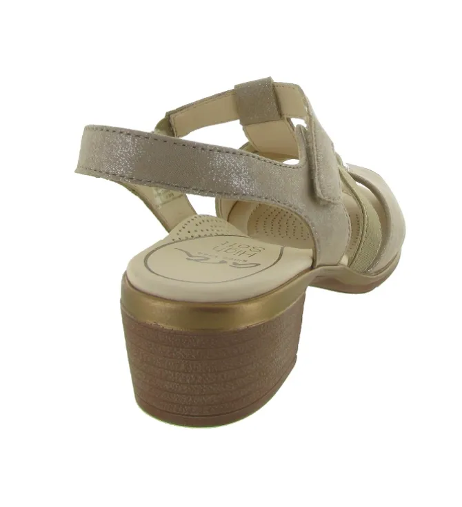 sandales et nu pieds - Confort - femme - Cuir - Gris - Ara