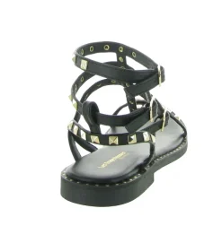 sandales et nu pieds - Confort - femme - Cuir - Noir - Les tropeziennes
