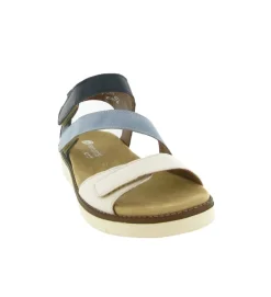 sandales et nu pieds - Confort - femme - Synthétique - Bleu - Remonte