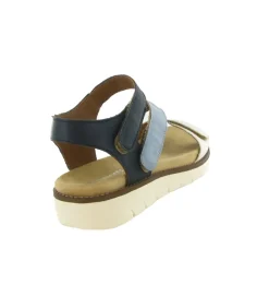 sandales et nu pieds - Confort - femme - Synthétique - Bleu - Remonte