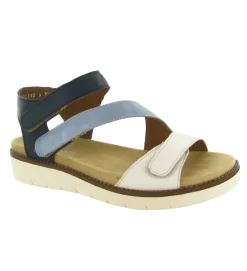 sandales et nu pieds - Confort - femme - Synthétique - Bleu - Remonte