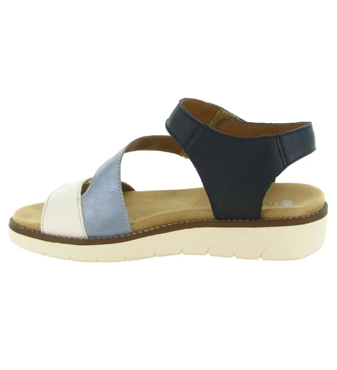 sandales et nu pieds - Confort - femme - Synthétique - Bleu - Remonte