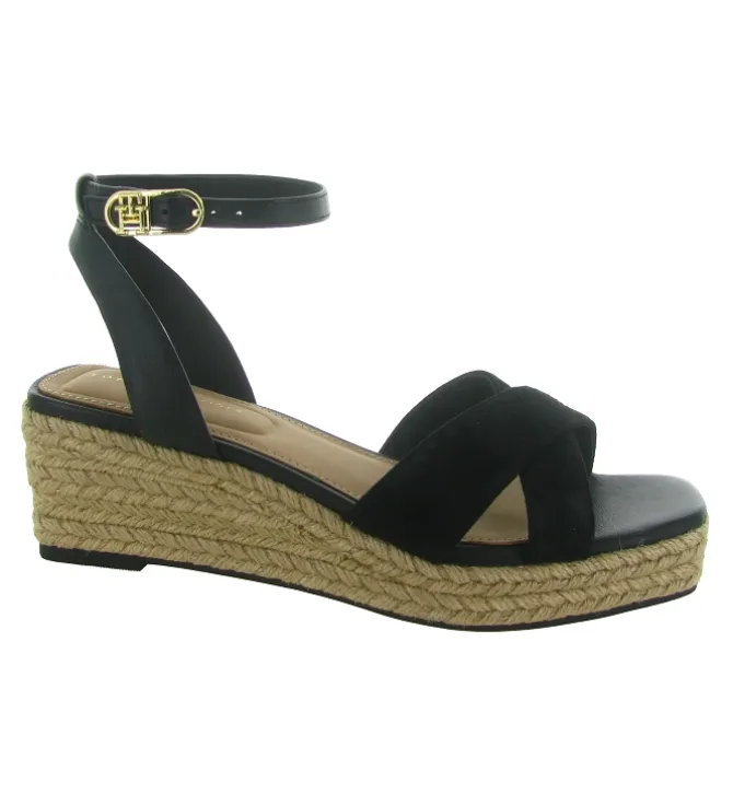 sandales et nu pieds - Corde - femme - Synthétique - Noir - Tommy hilfiger