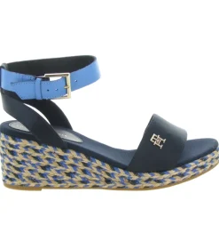 sandales et nu pieds - Corde - femme - Synthétique - Bleu - Tommy hilfiger