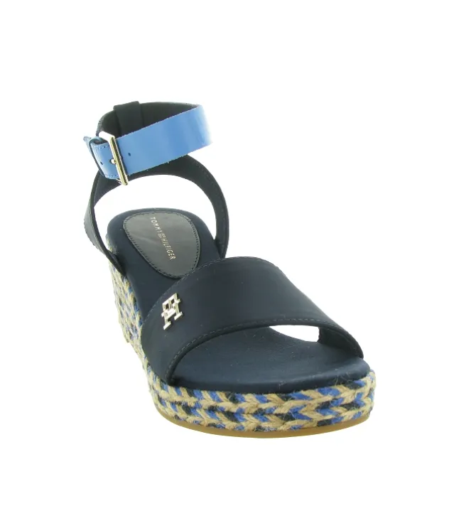 sandales et nu pieds - Corde - femme - Synthétique - Bleu - Tommy hilfiger
