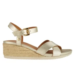 sandales et nu pieds - Corde - femme - Nubuck - Or - Geox