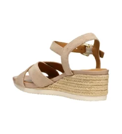 sandales et nu pieds - Corde - femme - Nubuck - Beige - Geox