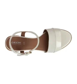 sandales et nu pieds - Cérémonie - femme - Cuir - Blanc - Geox