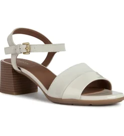 sandales et nu pieds - Cérémonie - femme - Cuir - Blanc - Geox