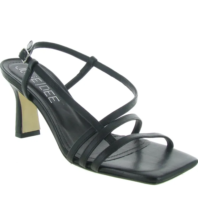 sandales et nu pieds - Cérémonie - femme - Cuir - Noir - Julie dee