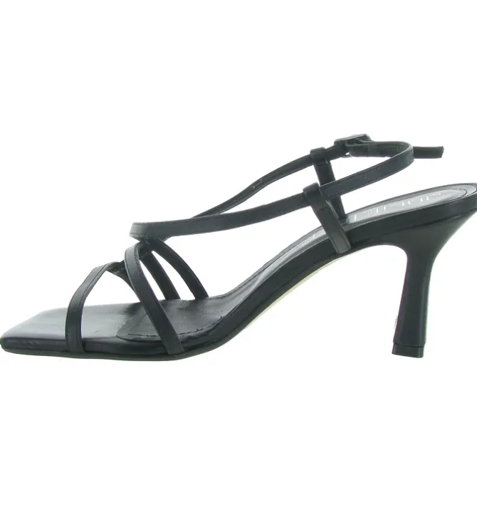 sandales et nu pieds - Cérémonie - femme - Cuir - Noir - Julie dee