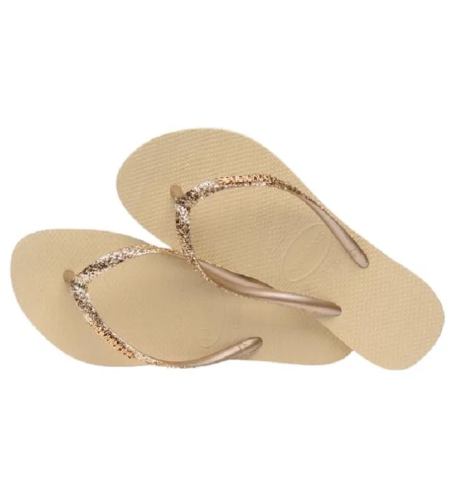 sandales et nu pieds - Entre doigt & Tong - femme - Nylon - Beige - Havaianas
