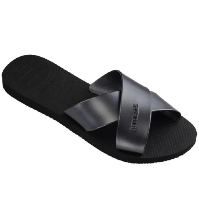 sandales et nu pieds - Entre doigt & Tong - femme - Synthétique - Noir - Havaianas