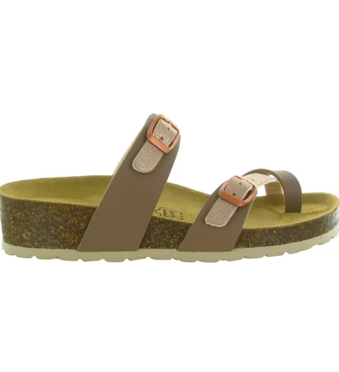 sandales et nu pieds - Entre doigt & Tong - femme - Synthétique - Bronze - Armando
