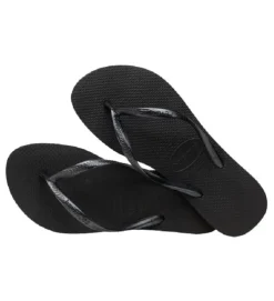 sandales et nu pieds - Entre doigt & Tong - femme - Nylon - Noir - Havaianas