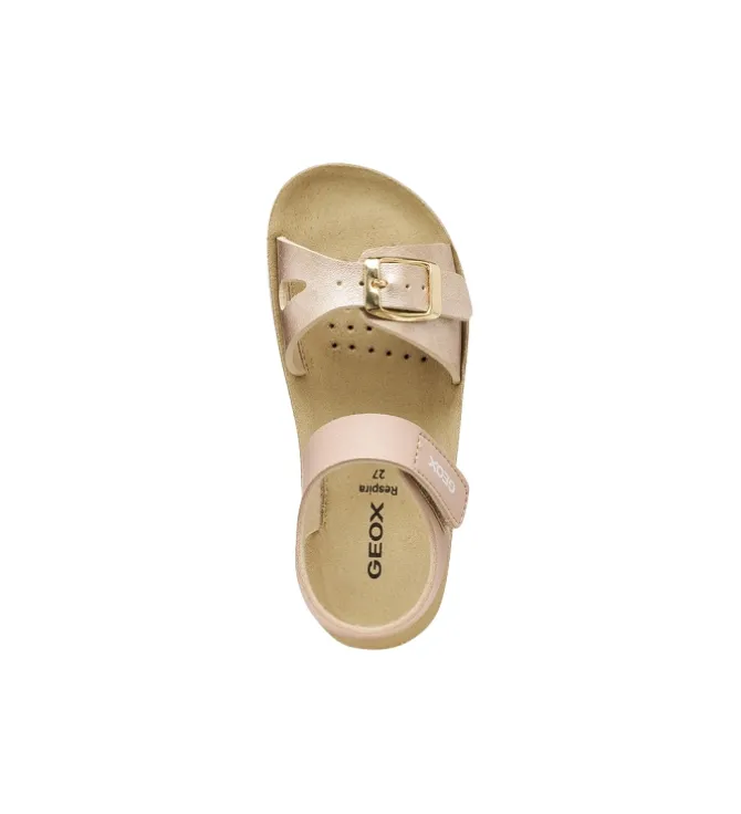 sandales et nu pieds - - junior fille - Synthétique - Rose - Geox