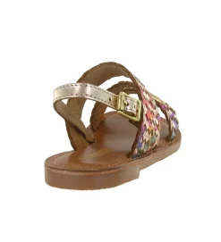 sandales et nu pieds - - junior fille - Cuir - Multicolor - Les tropeziennes